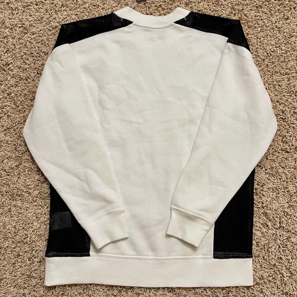 NWT Under Armour Women's Volleyball Oversized Pullover White/Black, Size S/M - Picture 9 of 10